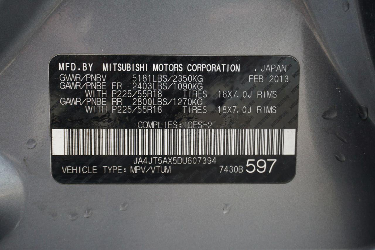 2013 Mitsubishi Outlander V6 GT S-AWC CERTIFIED *7SEATS*27 MITSUBISHI SERVICE* NAV CAMERA SUNROOF BLUETOOTH LEATHER HEATED SUNROOF CRUISE ALLOYS - Photo #38