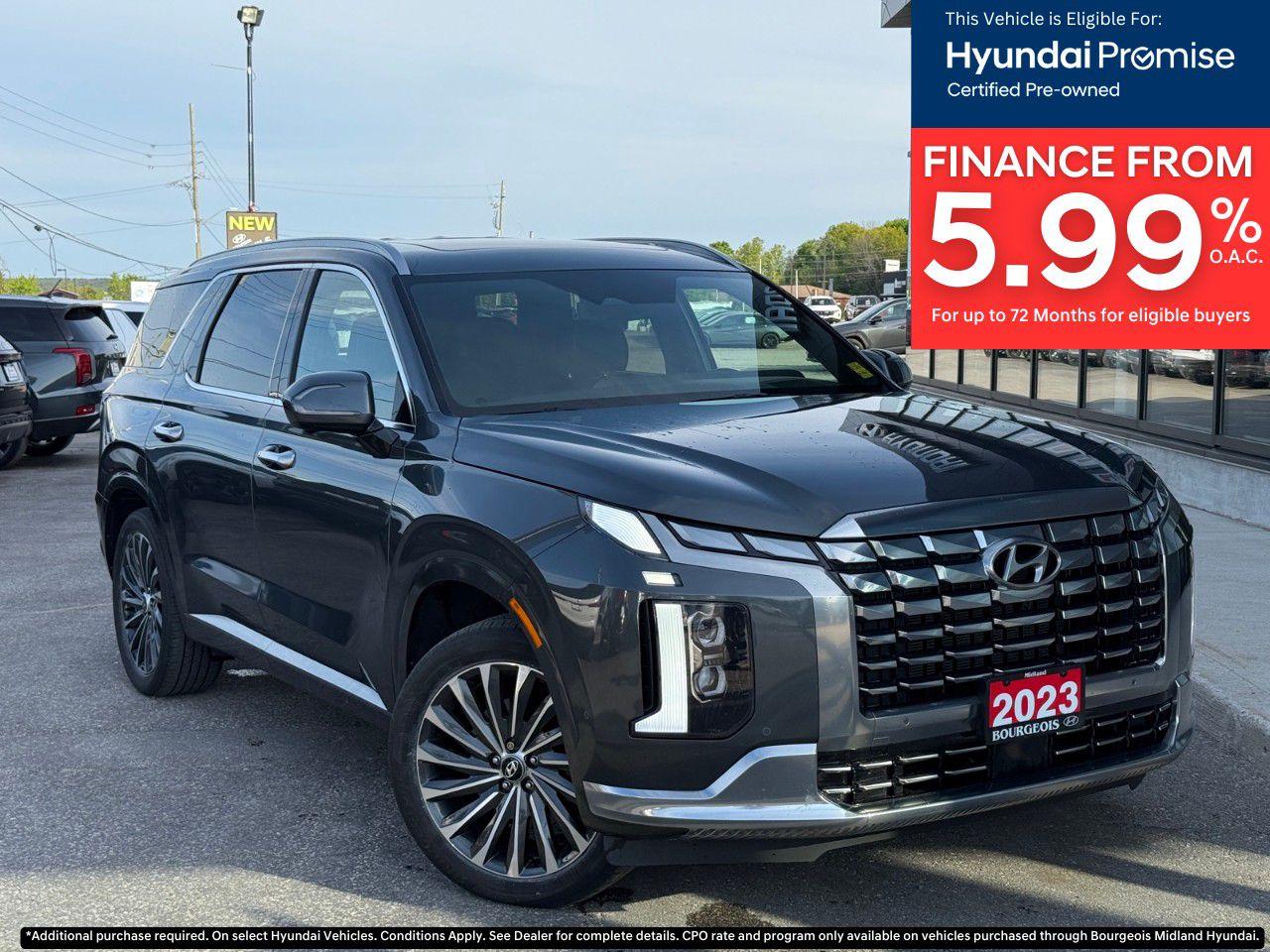 Used 2023 Hyundai PALISADE Ultimate Calligraphy 7-Passenger AWD for sale in Midland, ON