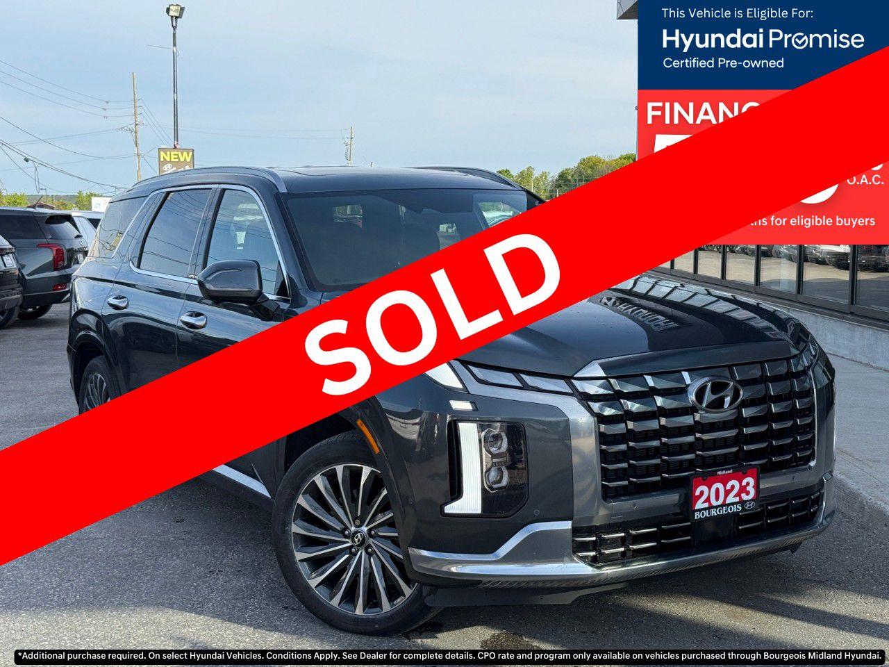 Used 2023 Hyundai PALISADE Ultimate Calligraphy 7-Passenger AWD for sale in Midland, ON