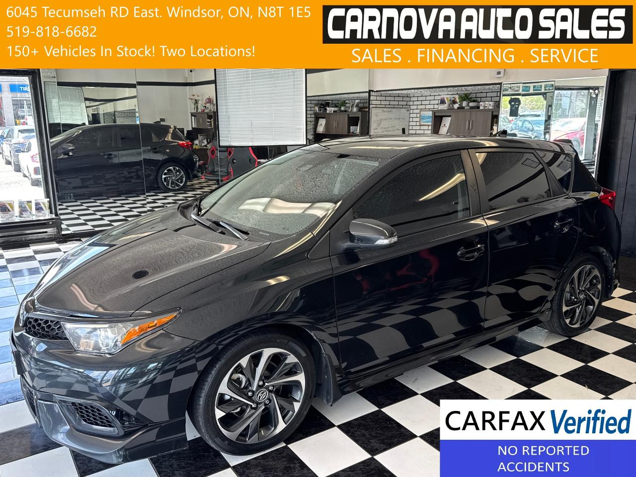 Used 2017 Toyota Corolla iM New Tires+Camera+Heated Seats+Tinted+ACCIDENT FREE for sale in Windsor, ON