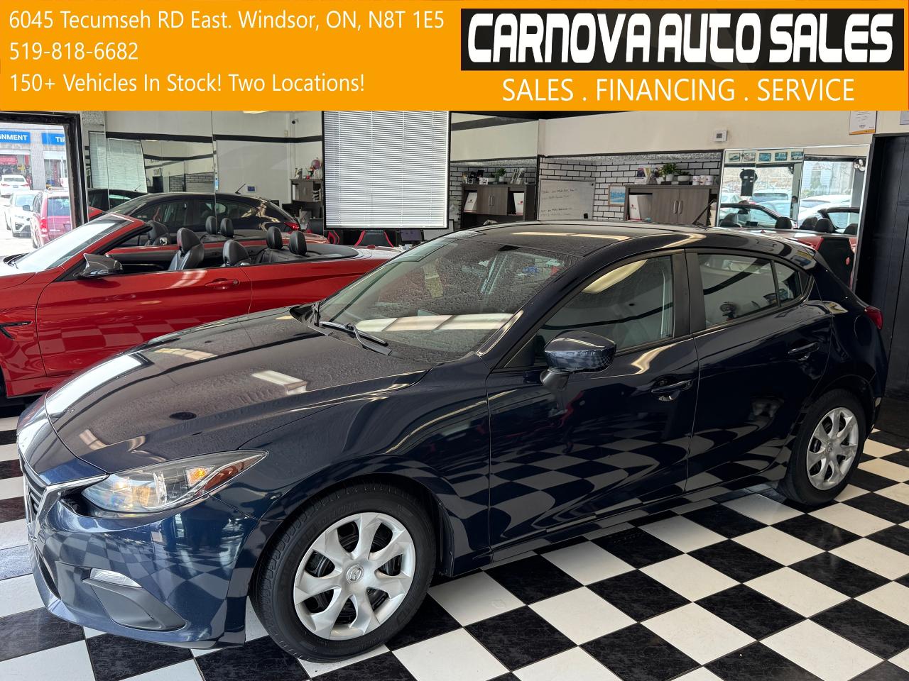 Used 2016 Mazda MAZDA3 GX Hatchback+Camera+GPS+A/C+Push Start+Cruise for sale in Windsor, ON
