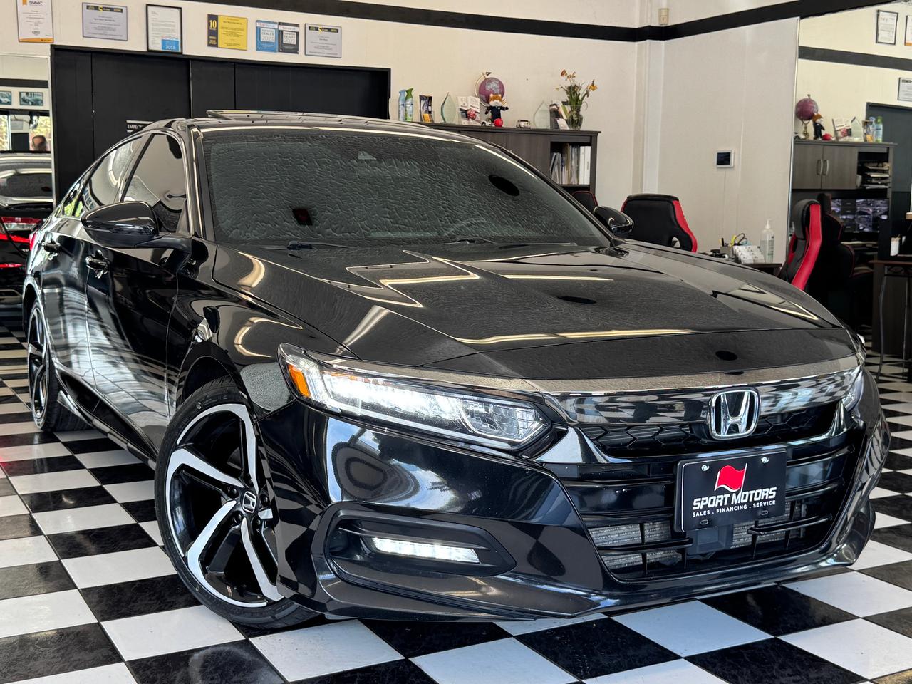 2018 Honda Accord Sport+New Tires+Brakes+Roof+LKA+ACCIDENT FREE Photo