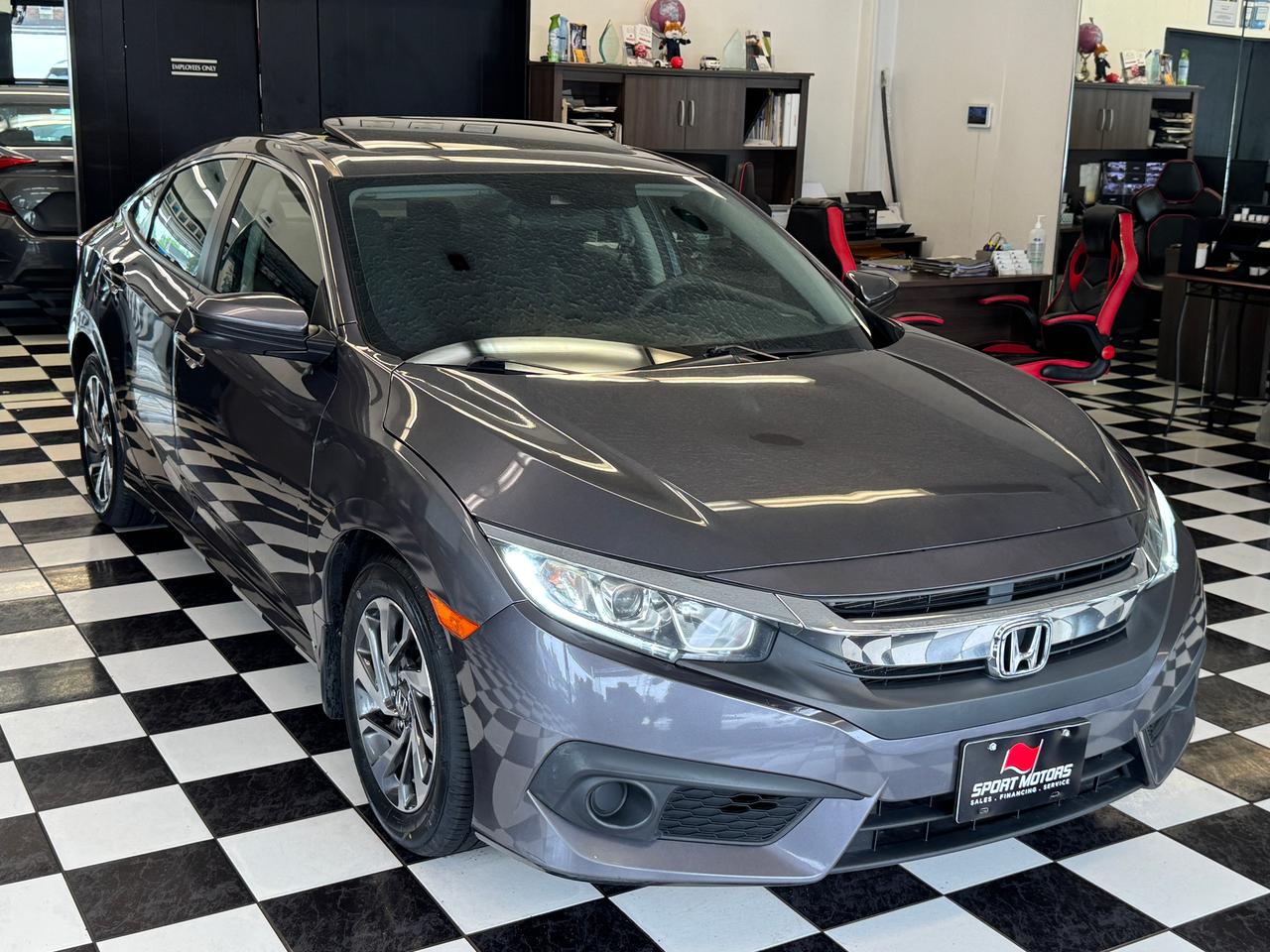 2018 Honda Civic EX+New Tires+Roof+Adaptive Cruise+CLEAN CARFAX Photo
