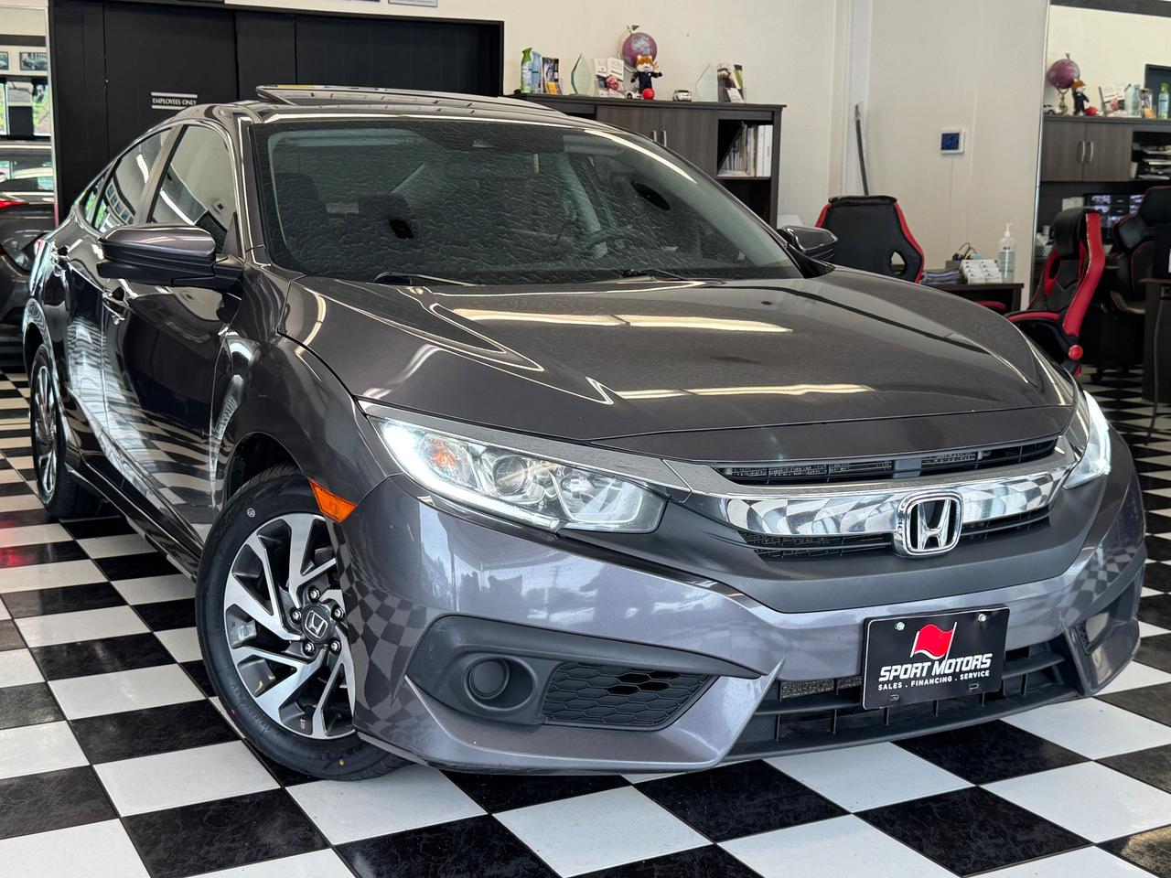 2018 Honda Civic EX+New Tires+Roof+Adaptive Cruise+CLEAN CARFAX Photo