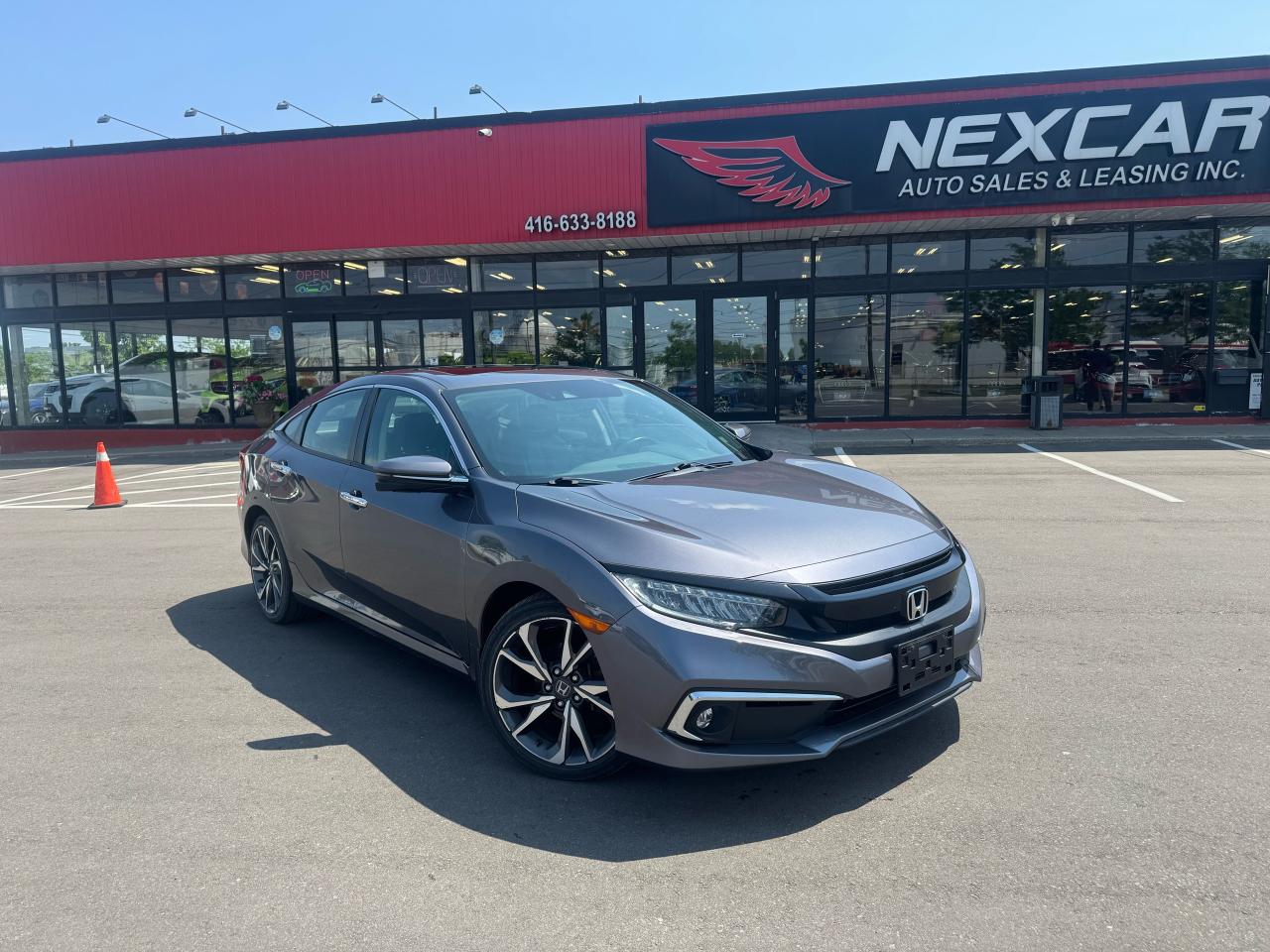 2020 Honda Civic TOURING AUT0 NAVI LEATHER SUNROOF CAMERA B/SPOT