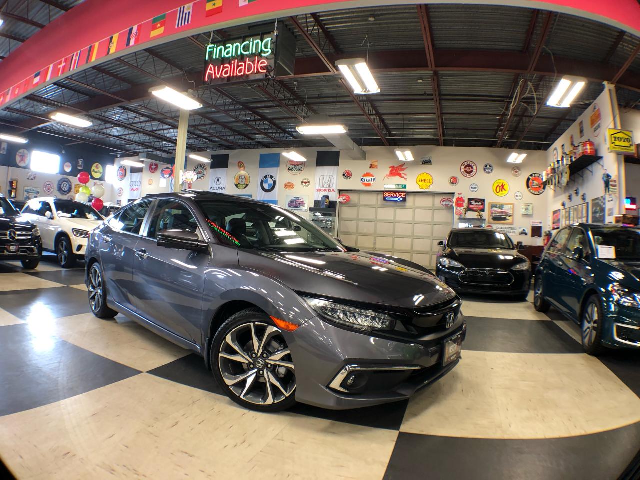2020 Honda Civic TOURING AUT0 NAVI LEATHER SUNROOF CAMERA B/SPOT