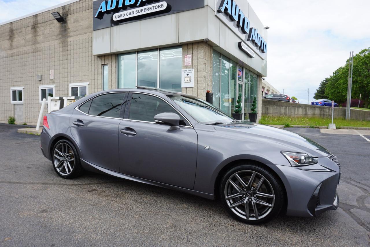 Used 2017 Lexus IS 350 F-SPORT LUXURY AWD CERTIFIED NAV CAMERA BLUETOOTH LEATHER HEAT/COOL SEATS SUNROOF CRUISE ALLOYS for sale in Burlington, ON
