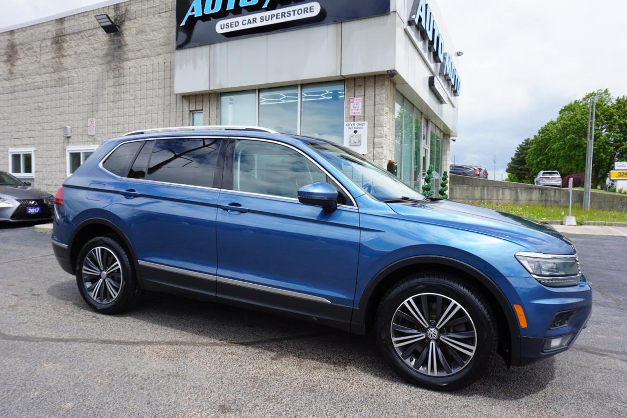 Used 2018 Volkswagen Tiguan HIGHLINE AWD CERTIFIED *FREE ACCIDENT* NAV CAMERA BLUETOOTH LEATHER HEATED SEATS PANO ROOF CRUISE ALLOYS for sale in Burlington, ON