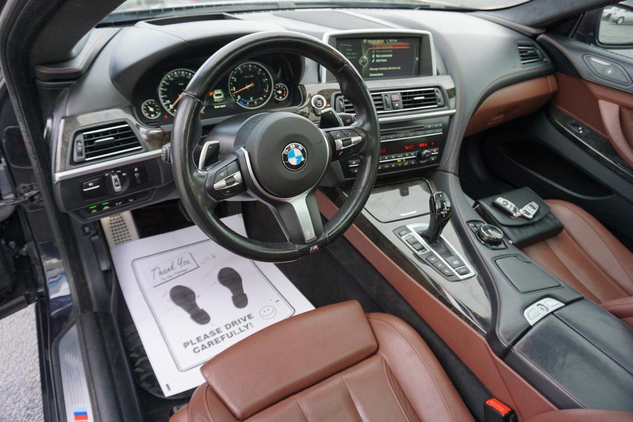 2015 BMW 6 Series Gran Coupe 640i AWD CERTIFIED M-PKG *2nd SET WINTER* NAVI CAMERA BLUETOOTH HEATED 4 LEATHER SUNROOF SUNROOF CRUISE ALLOYS - Photo #16