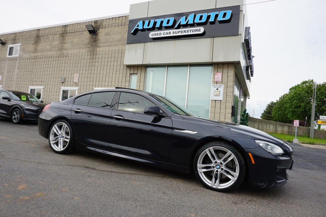 Used 2015 BMW 6 Series Gran Coupe 640i AWD CERTIFIED M-PKG *2nd SET WINTER* NAVI CAMERA BLUETOOTH HEATED 4 LEATHER SUNROOF SUNROOF CRUISE ALLOYS for sale in Burlington, ON