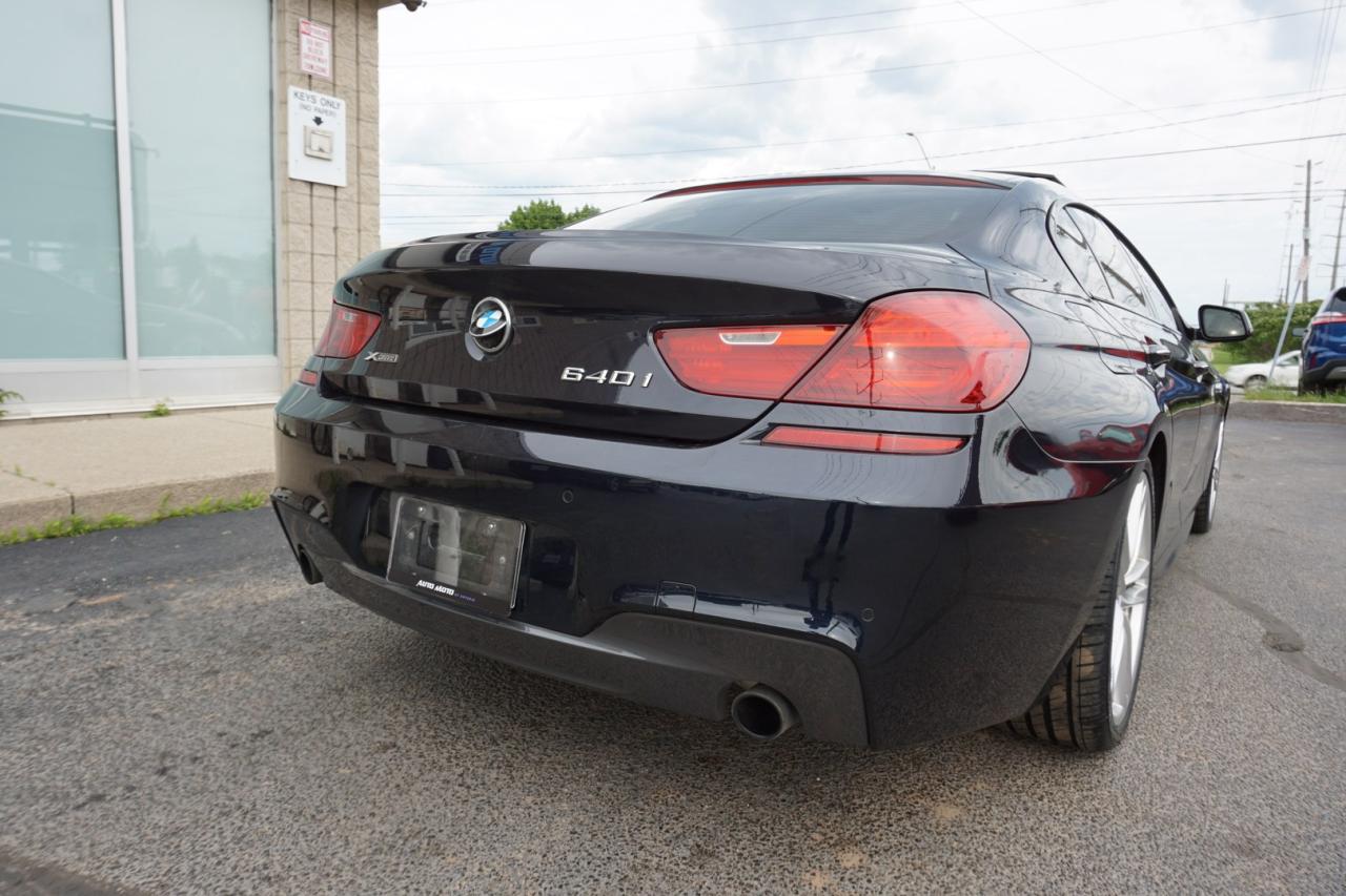 2015 BMW 6 Series Gran Coupe 640i AWD CERTIFIED M-PKG *2nd SET WINTER* NAVI CAMERA BLUETOOTH HEATED 4 LEATHER SUNROOF SUNROOF CRUISE ALLOYS - Photo #6