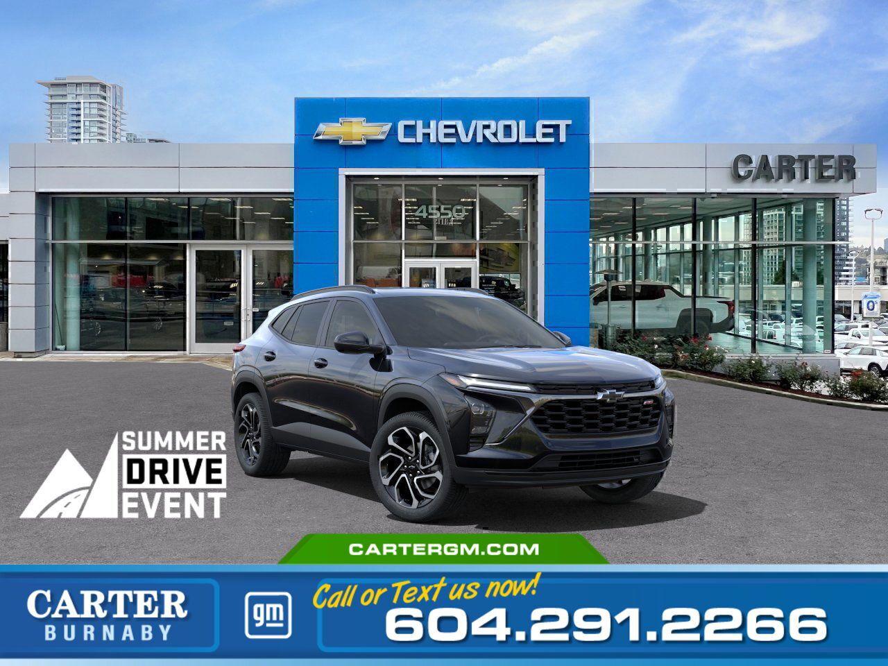 New 2025 Chevrolet Trax 2RS | Test Drive  Yours Today! for sale in Burnaby, BC