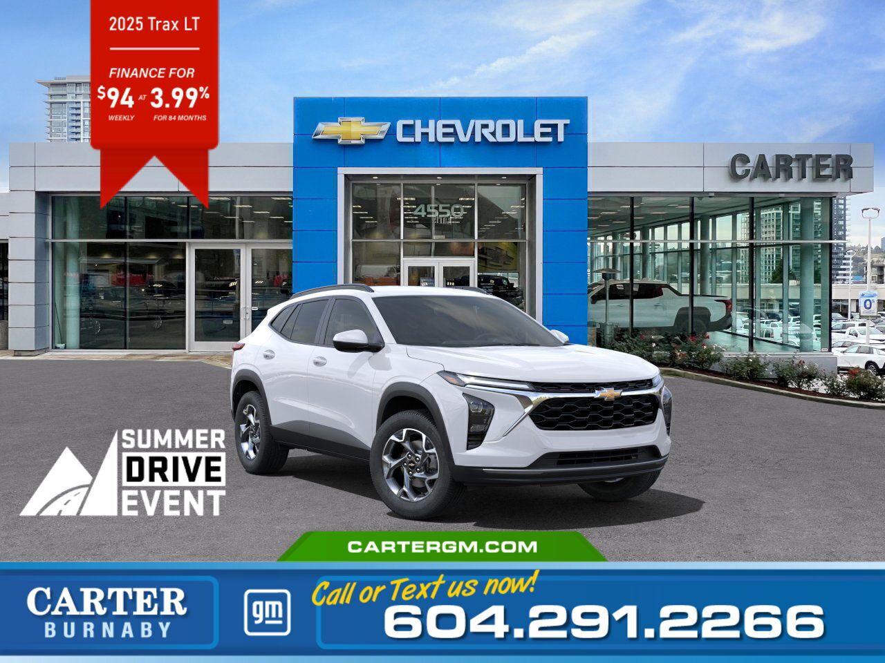 New 2025 Chevrolet Trax LT | From $94 per week! for sale in Burnaby, BC