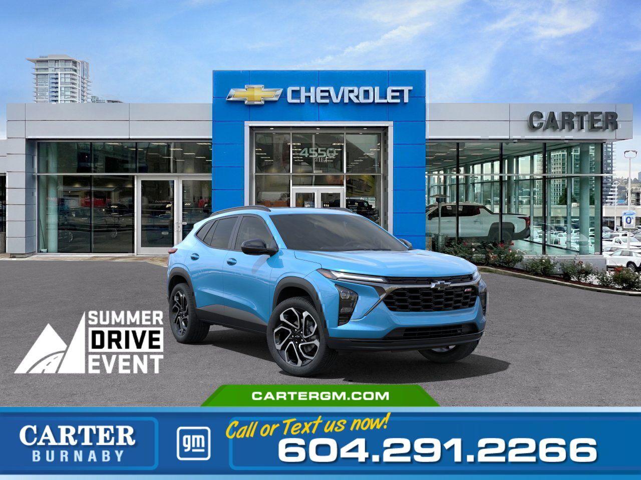 New 2025 Chevrolet Trax 2RS | Test Drive  Yours Today! for sale in Burnaby, BC