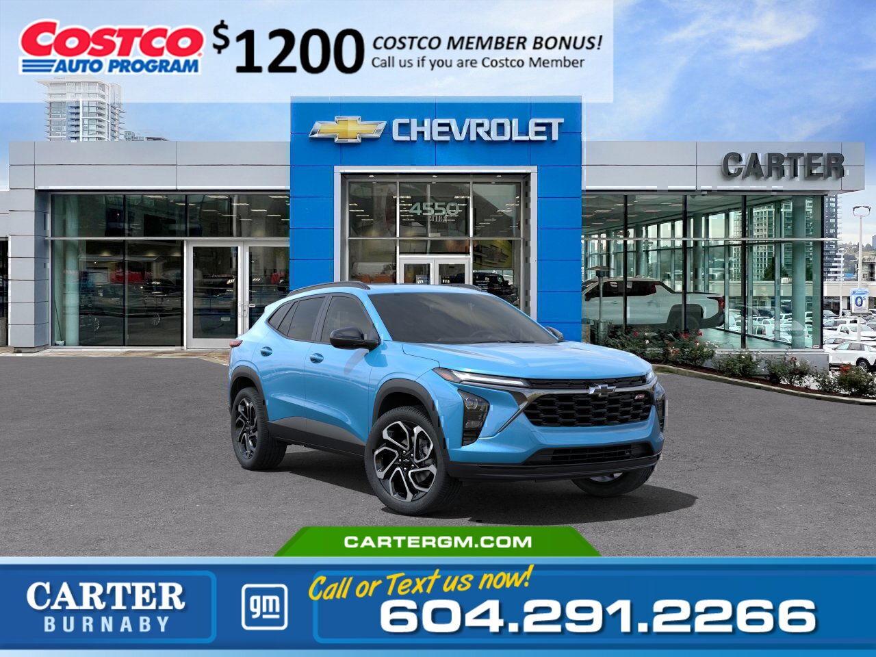 New 2025 Chevrolet Trax 2RS | Test Drive  Yours Today! for sale in Burnaby, BC