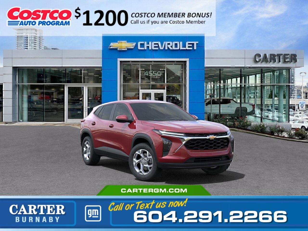 New 2025 Chevrolet Trax 1LS | Test Drive Yours Today! for sale in Burnaby, BC