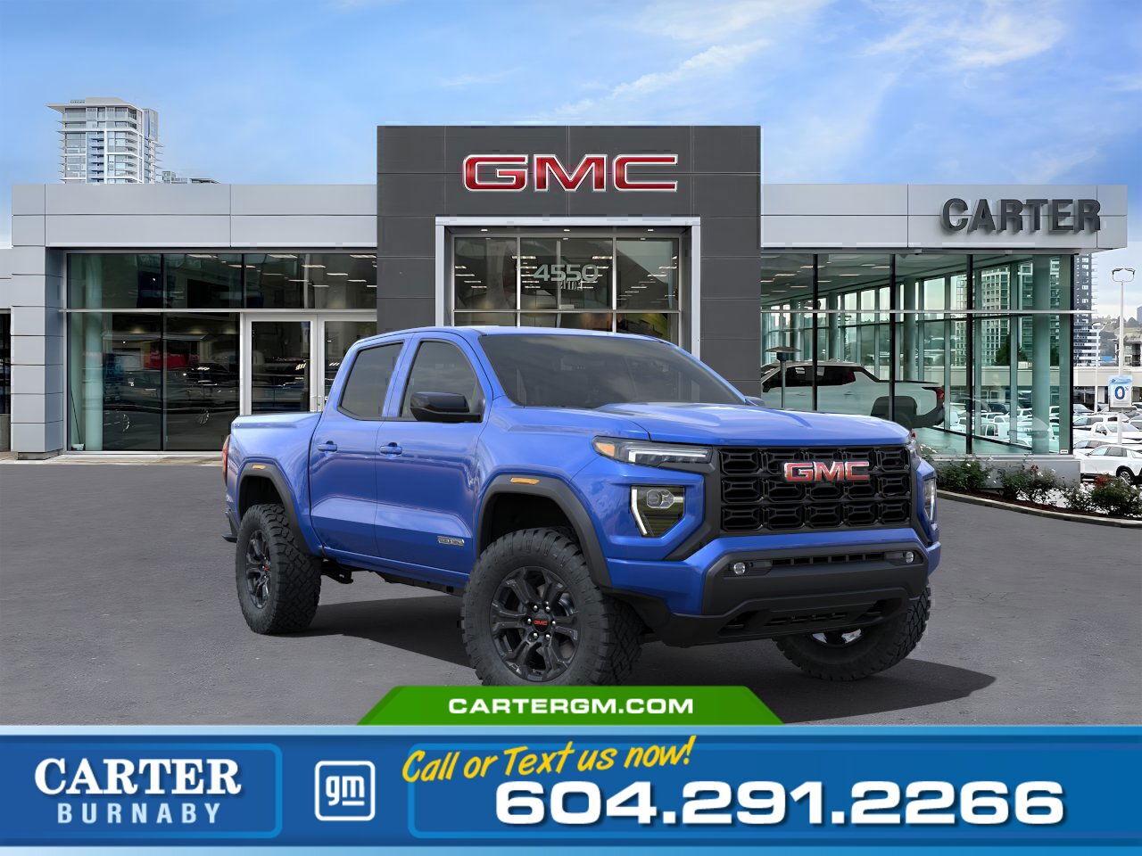 New 2025 GMC Canyon ELEVATION 4WD | 2.7LTURBOMAX ENGINE/TRAILERING SYS for sale in Burnaby, BC