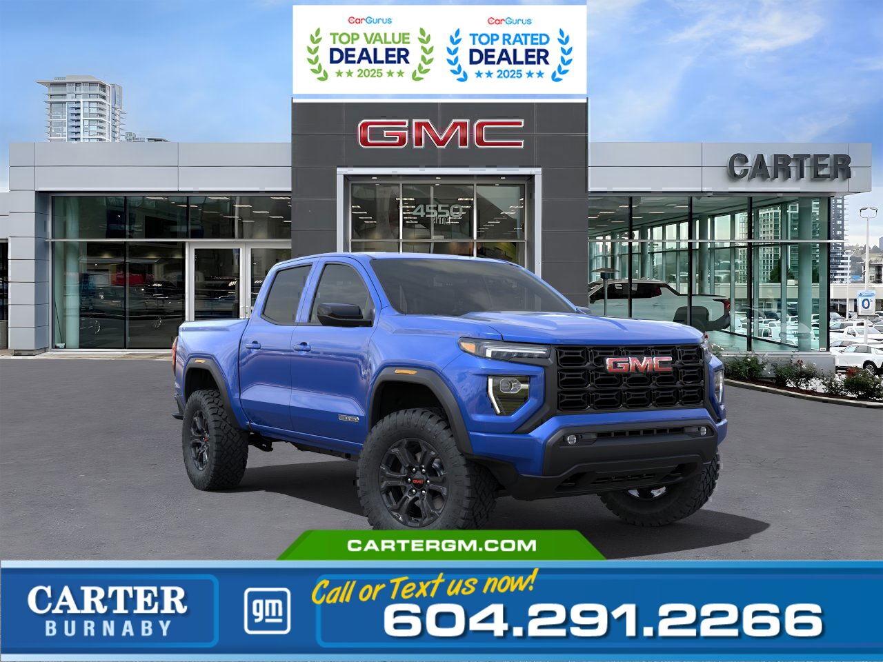New 2025 GMC Canyon ELEVATION 4WD | 2.7L TURBOMAX ENG/TRAILERING SYS for sale in Burnaby, BC