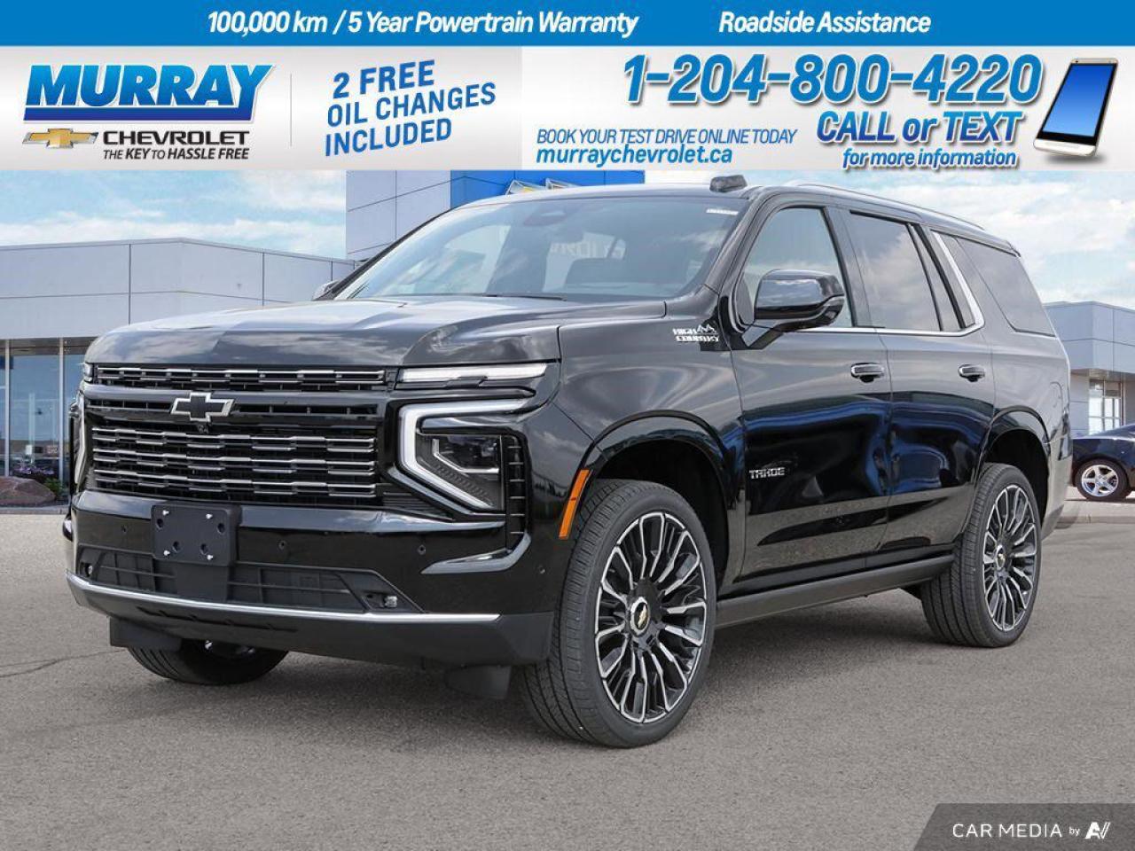 New 2025 Chevrolet Tahoe HIGH COUNTRY for sale in Winnipeg, MB