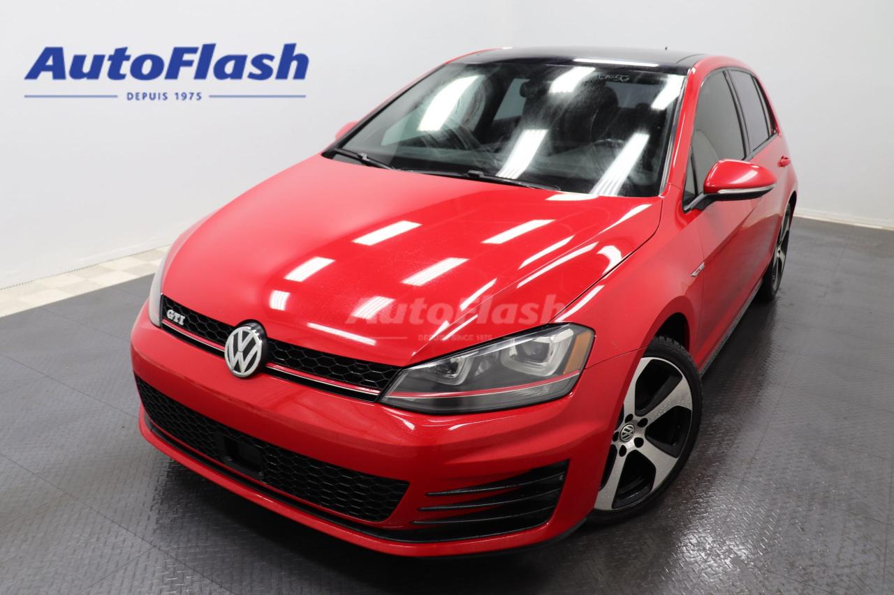 Used 2015 Volkswagen Golf GTI AUTOBAHN, CUIR, TOIT-OUVRANT, BLUETOOTH for sale in Saint-Hubert, QC