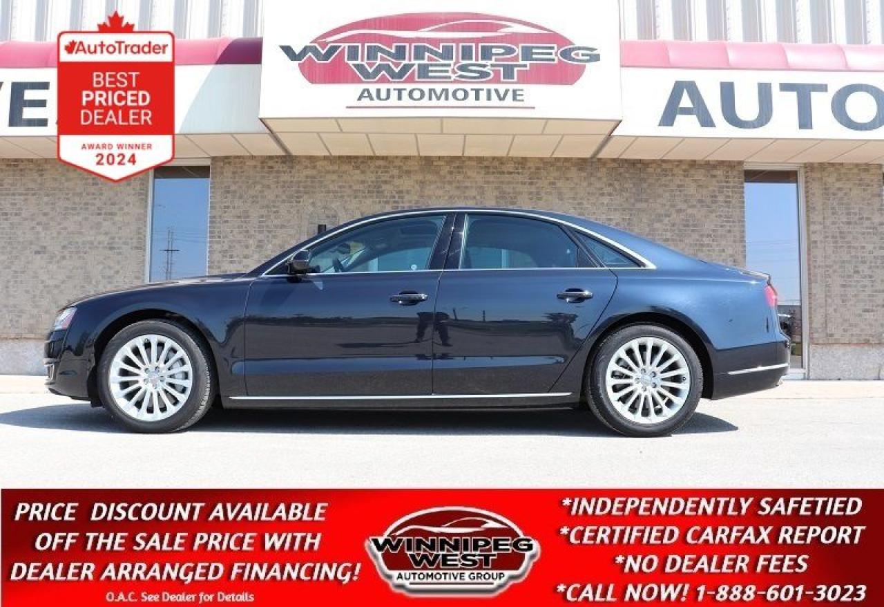 Used 2017 Audi A8 3.0T QUATTRO, ALL OPTIONS, FLAWLESS & STUNNING!! for sale in Headingley, MB