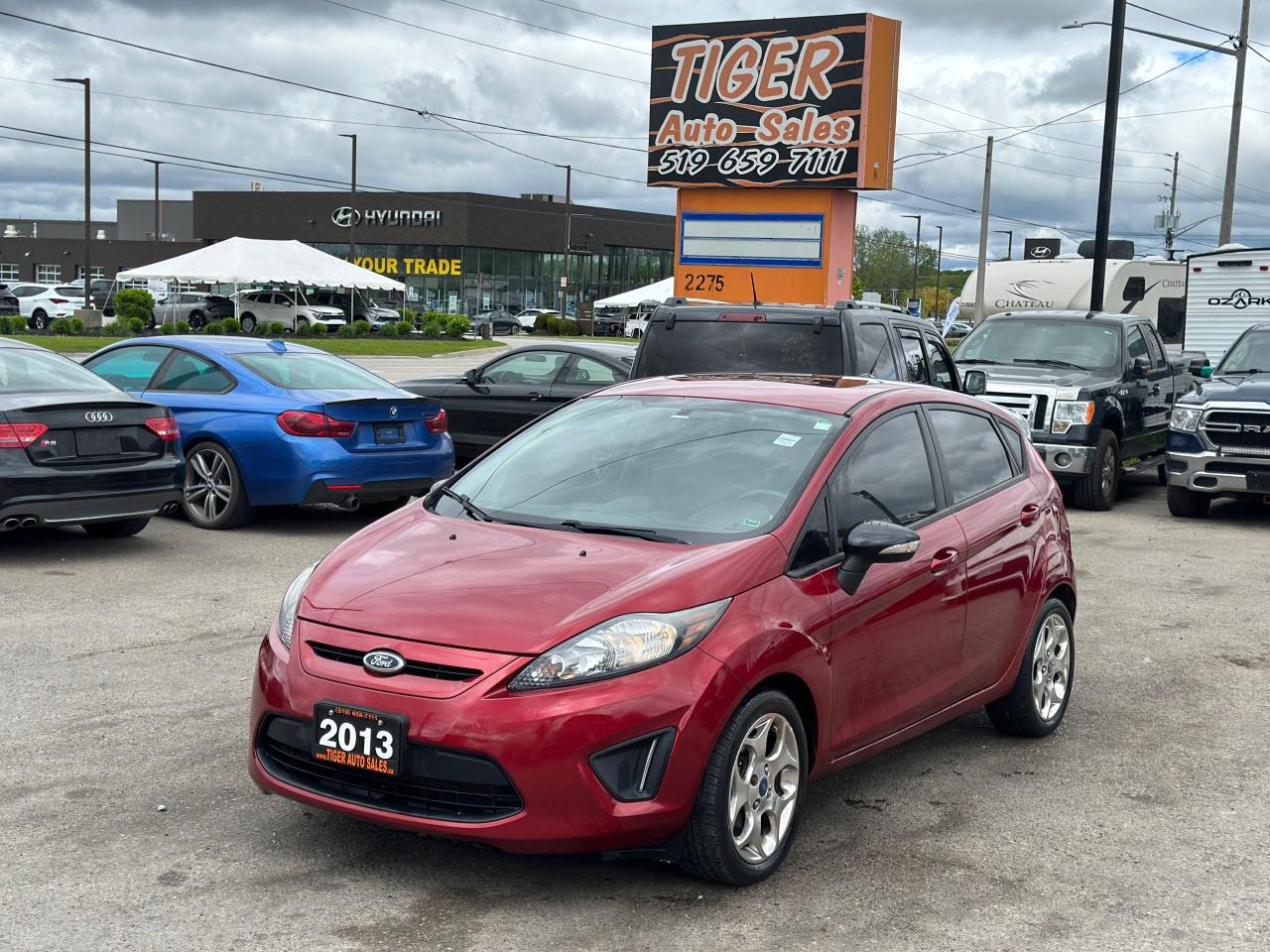 Used 2013 Ford Fiesta TITANIUM, LEATHER, SUNROOF, AUTO, ONLY 96KMS, CERT for sale in London, ON