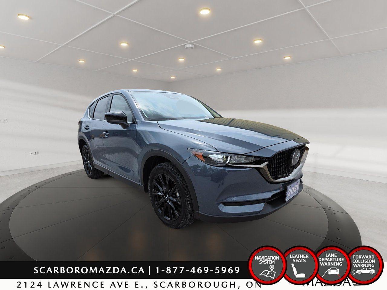Used 2021 Mazda CX-5 AWD|RED LEATHER|SUNROOF|NAV|CLEAN CARFAX for sale in Scarborough, ON