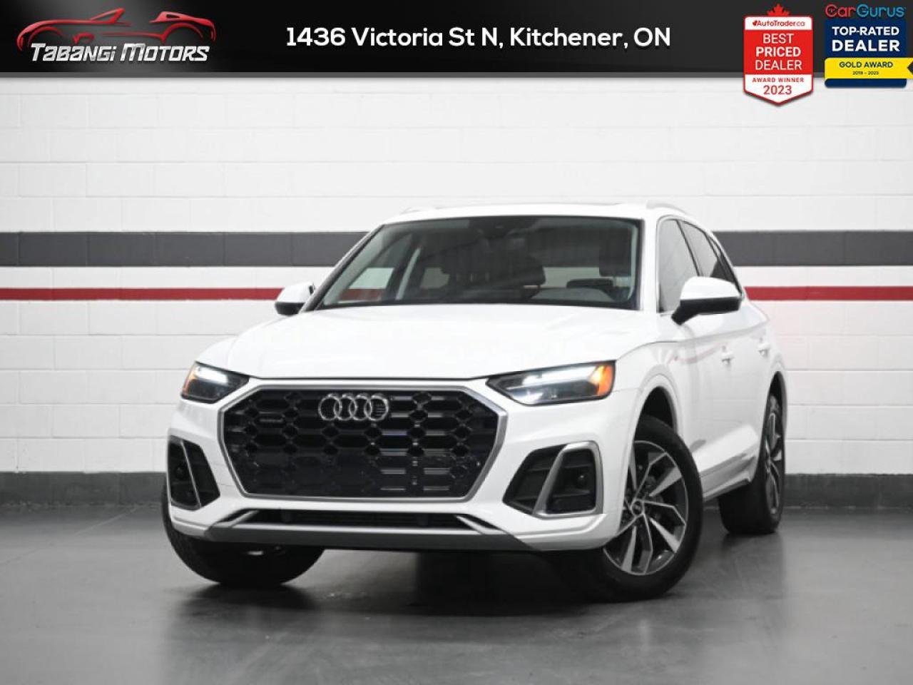 <b>Cash Price: $33,995     Finance Price: $31,995     S-Line, Digital Dash, Navigation, Panoramic Roof, Wireless Apple Carplay and Android Auto, Heated Seats and Steering Wheel, Audi Active Lane Assist, Audi Pre Sense, Side Assist, Park Aid!</b><br>  Tabangi Motors is family-owned and operated for over 20 years and is a trusted member of the UCDA. Our goal is not only to provide you with the best price, but, more importantly, a quality, reliable vehicle and the best customer service. Serving the Kitchener area, Tabangi Motors is your premier retailer of pre-owned vehicles. Our dedicated sales staff and top-trained technicians are here to make your auto shopping experience fun, easy, and financially advantageous. Please utilize our various online resources and allow our excellent network of people to put you in your ideal car, truck, or SUV today! <br><br>Tabangi Motors treats the needs of each customer with paramount concern. We know that you have high expectations, and as a car dealer, we enjoy the challenge of meeting and exceeding those standards every time. Allow us to demonstrate our commitment to excellence! Call us at 905-670-3738 or email us at customercare@tabangimotors.com to book an appointment. <br><hr></hr>CERTIFICATION: Have your new pre-owned vehicle certified at Tabangi Motors! We offer a full safety inspection exceeding industry standards, including oil change and professional detailing before delivery. Vehicles are not drivable if they are not certified. The certification package is available for $695 on qualified units (Certification is not available on vehicles marked As-Is). All trade-ins are welcome. Taxes and licensing are extra.<br><hr></hr><br> <br>   With a well packaged high tech interior providing a terrific ride quality, this 2021 Audi Q5 is easily the best choice for a premium crossover SUV. This  2021 Audi Q5 is for sale today in Kitchener. <br> <br>This 2021 Audi Q5 has gone through another batch of refinement, sporting all new components hidden away under the shapely body, and a refined interior, offering more room and excellent comfort, surrounding the passengers in a tech filled cabin that follows Audis new interior design language. This  SUV has 60,314 kms. Its  white in colour  . It has a 7 speed automatic transmission and is powered by a  261HP 2.0L 4 Cylinder Engine.  It may have some remaining factory warranty, please check with dealer for details.  This vehicle has been upgraded with the following features: Air, Rear Air, Tilt, Cruise, Power Windows, Power Locks, Power Mirrors. <br> <br>To apply right now for financing use this link : <a href=https://kitchener.tabangimotors.com/apply-now/ target=_blank>https://kitchener.tabangimotors.com/apply-now/</a><br><br> <br/><br><hr></hr>SERVICE: Schedule an appointment with Tabangi Service Centre to bring your vehicle in for all its needs. Our licensed technicians and repair facility offer the highest-quality services at the most competitive prices. All work is manufacturer warranty approved and comes with a 2-year parts and labour warranty. Start saving hundreds of dollars by servicing your vehicle with Tabangi. Call us at 905-670-8100 or follow this link to book an appointment today! PRICE: Everyone deserves the best price on their new pre-owned vehicle without uncomfortable negotiations. By constantly monitoring the market and adjusting our prices below the market average, you can buy confidently knowing you are getting the best price possible! No haggle pricing. No pressure. Why pay more somewhere else?<br><hr></hr>WARRANTY: This vehicle qualifies for an extended warranty with different terms and coverages available. Dont forget to ask for help choosing the right one for you.<br><hr></hr>FINANCING: No credit? New to the country? Bankruptcy? Consumer proposal? Collections? You dont need good credit to finance a vehicle. Bad credit is usually good enough. Give our finance and credit experts a chance to get you approved and start rebuilding credit today!<be>The price online reflects a $2000 Finance Credit applied. Cash Price will differ. o~o