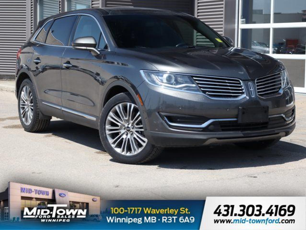 Used 2017 Lincoln MKX Reserve CLEAN CARFAX ONE OWNER LOCAL TRADE for sale in Winnipeg, MB