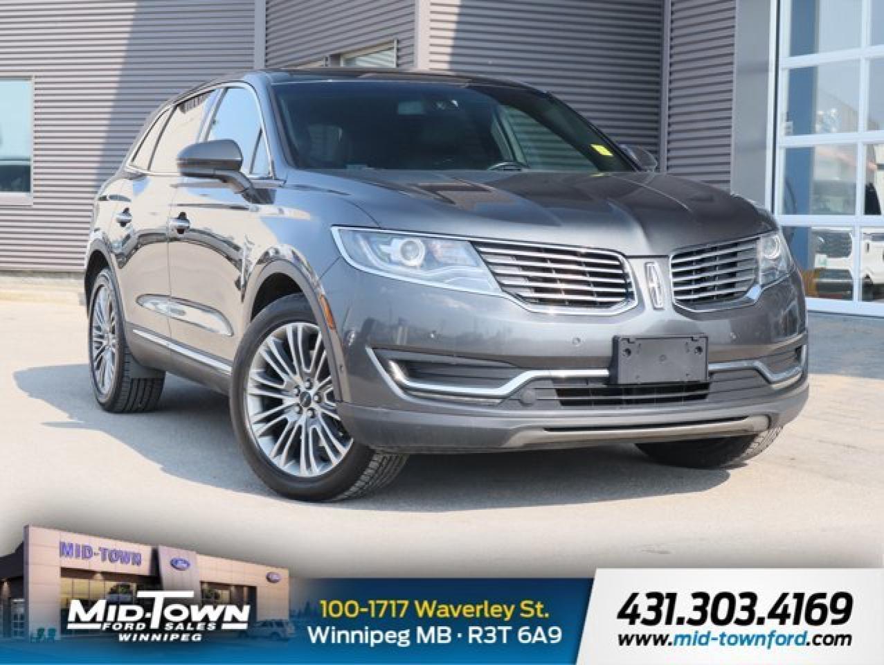 Used 2017 Lincoln MKX Reserve CLEAN CARFAX ONE OWNER LOCAL TRADE for sale in Winnipeg, MB