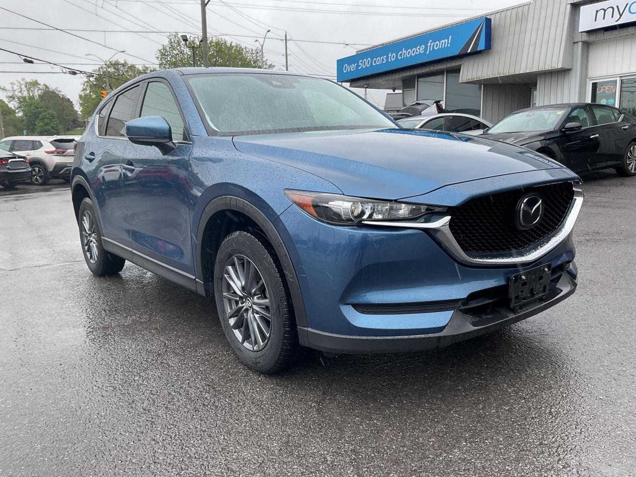 Used 2021 Mazda CX-5 GS LOW MILEAGE!!!!!   SUNROOF. HEATED SEATS. LEATHER. BACKUP CAM. BLUETOOTH. A/C. CRUISE. PWR GROUP. PE for sale in Kingston, ON