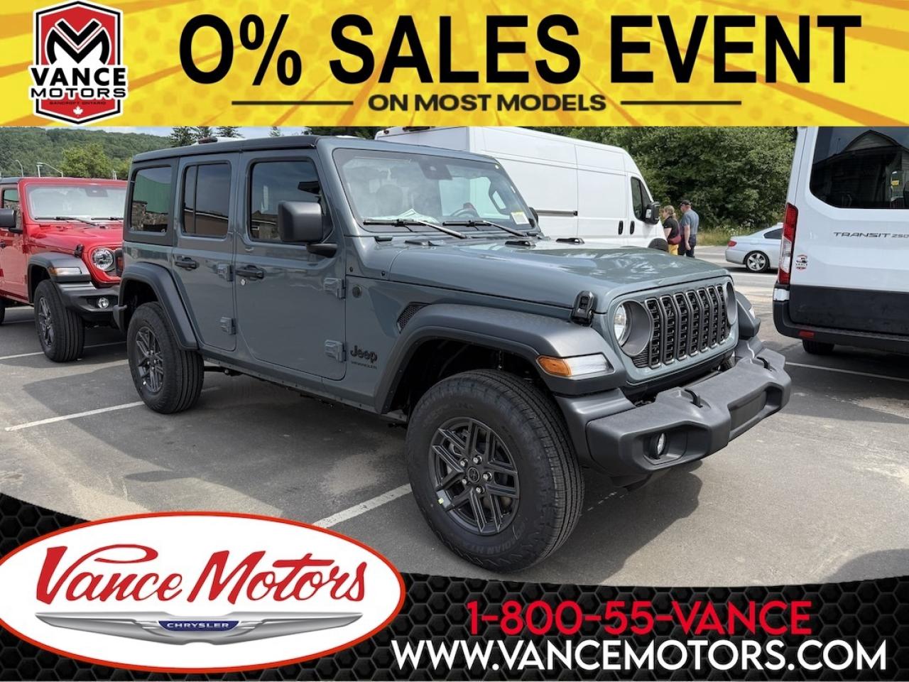 New 2025 Jeep Wrangler Sport S 4x4 for sale in Bancroft, ON