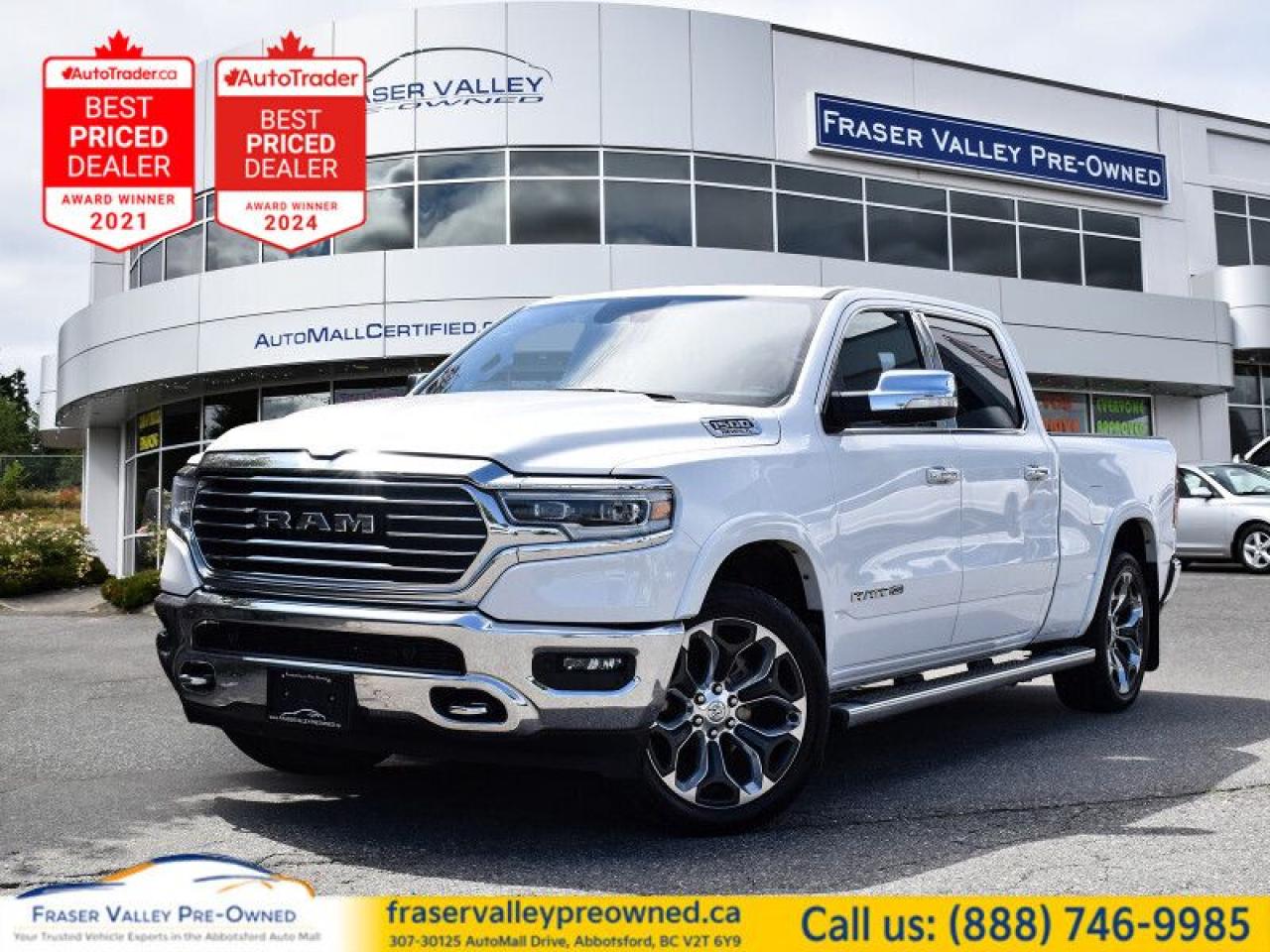 Used 2022 RAM 1500 Longhorn  - Cooled Seats -  Leather Seats - $195.4 for sale in Abbotsford, BC