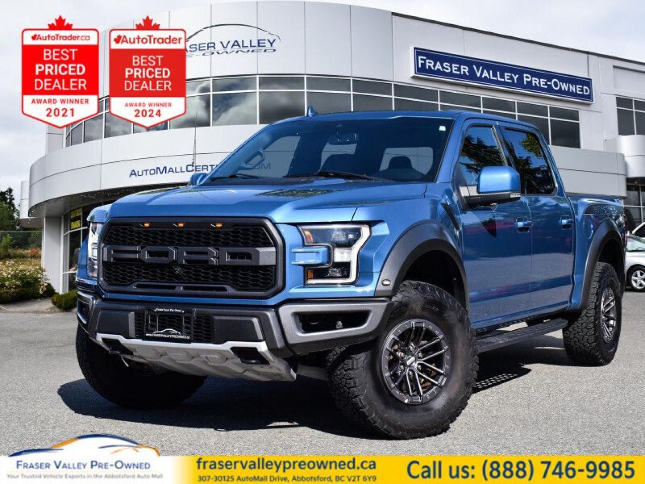 Used 2020 Ford F-150 Raptor  -  Leather Seats -  Heated Seats - $316.44 for sale in Abbotsford, BC