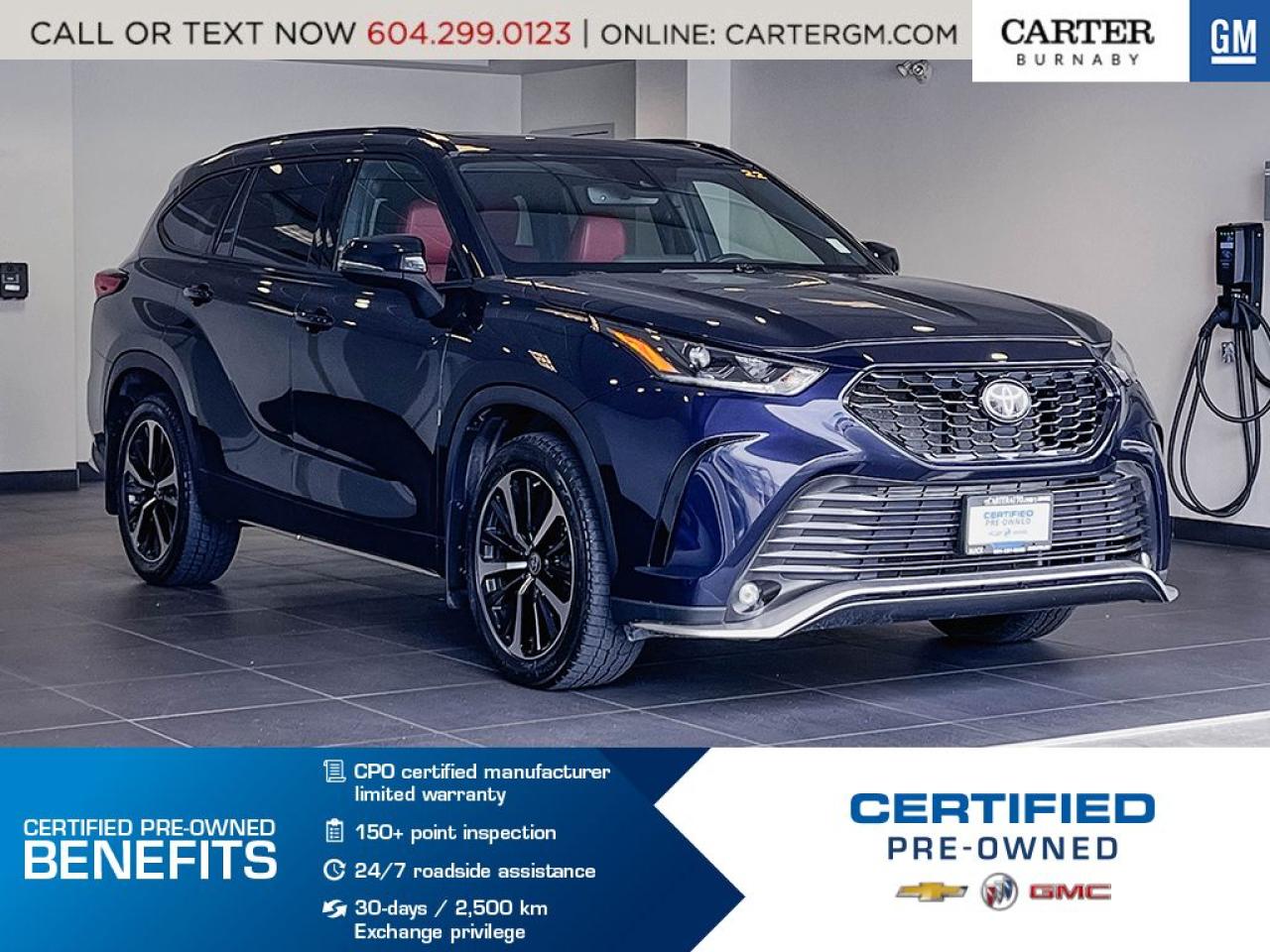 Used 2022 Toyota Highlander XSE 4WD | Alum Wheels/Heated Seats/Sunroof/Cruise for sale in Burnaby, BC