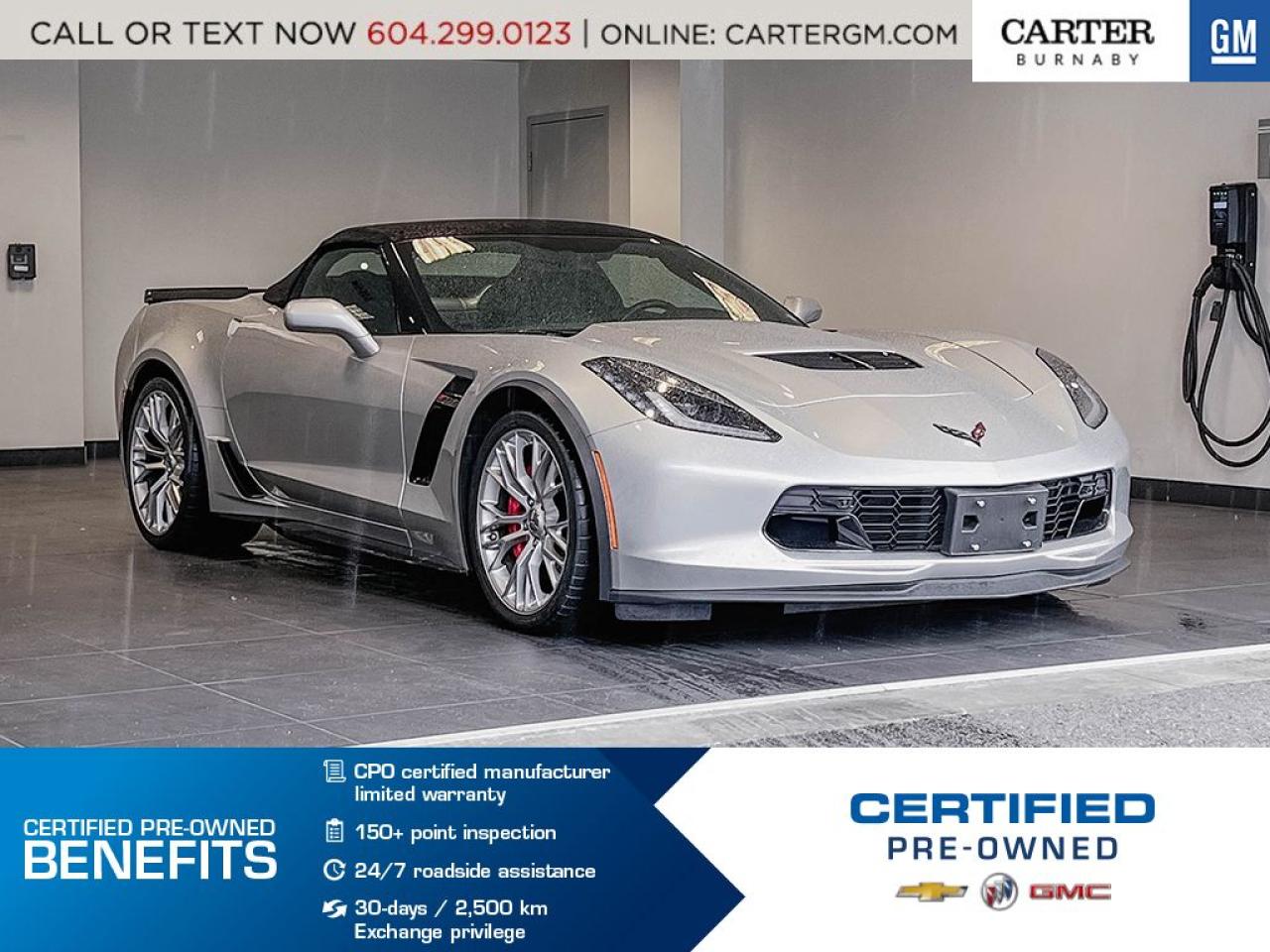 Used 2018 Chevrolet Corvette Z06 3LZ | Vented Seats/Bose Spkrs/HID Lights for sale in Burnaby, BC