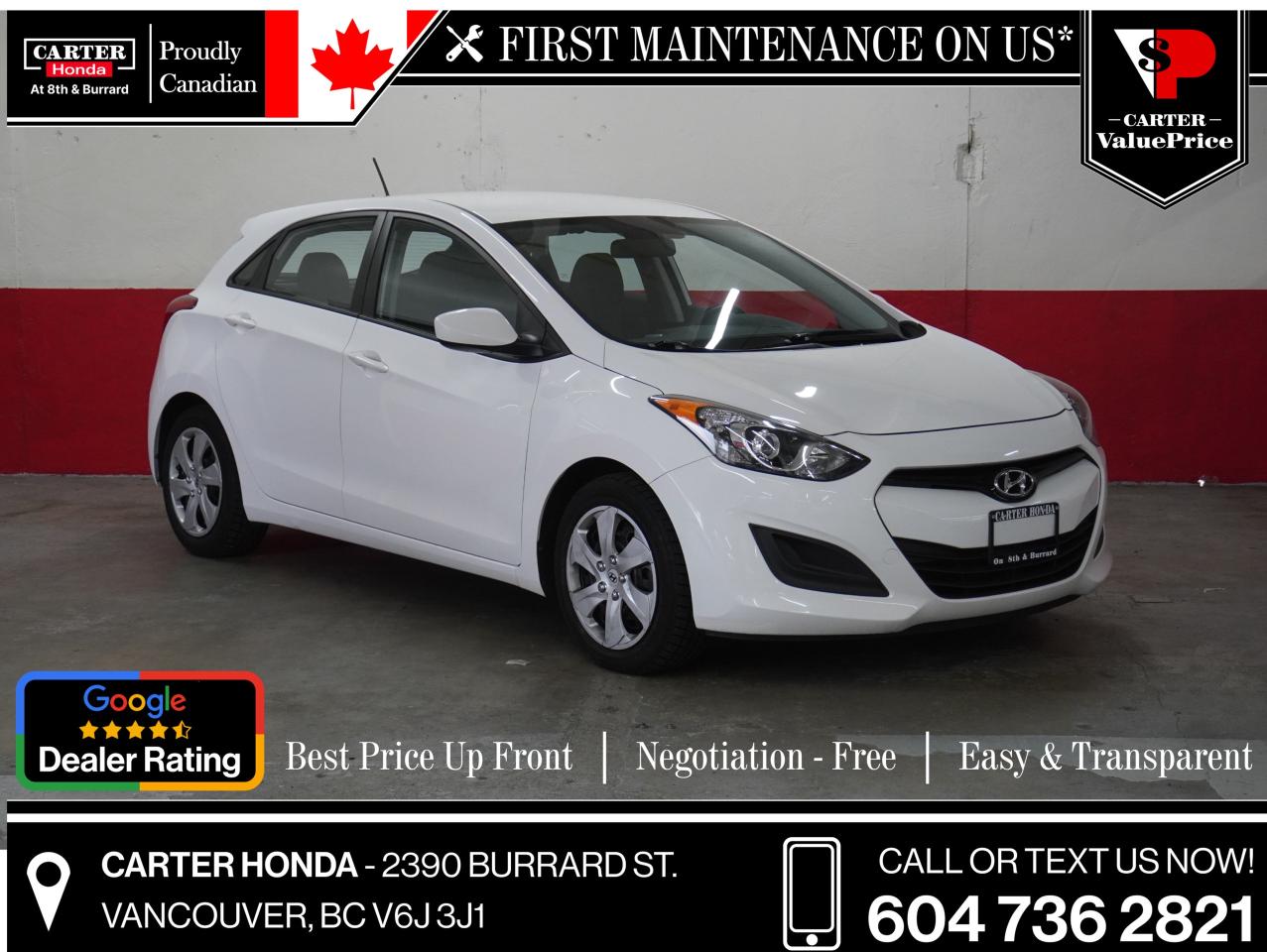 Used 2013 Hyundai Elantra GT 5 dr hatch auto w a/c, bluetooth and power group for sale in Vancouver, BC
