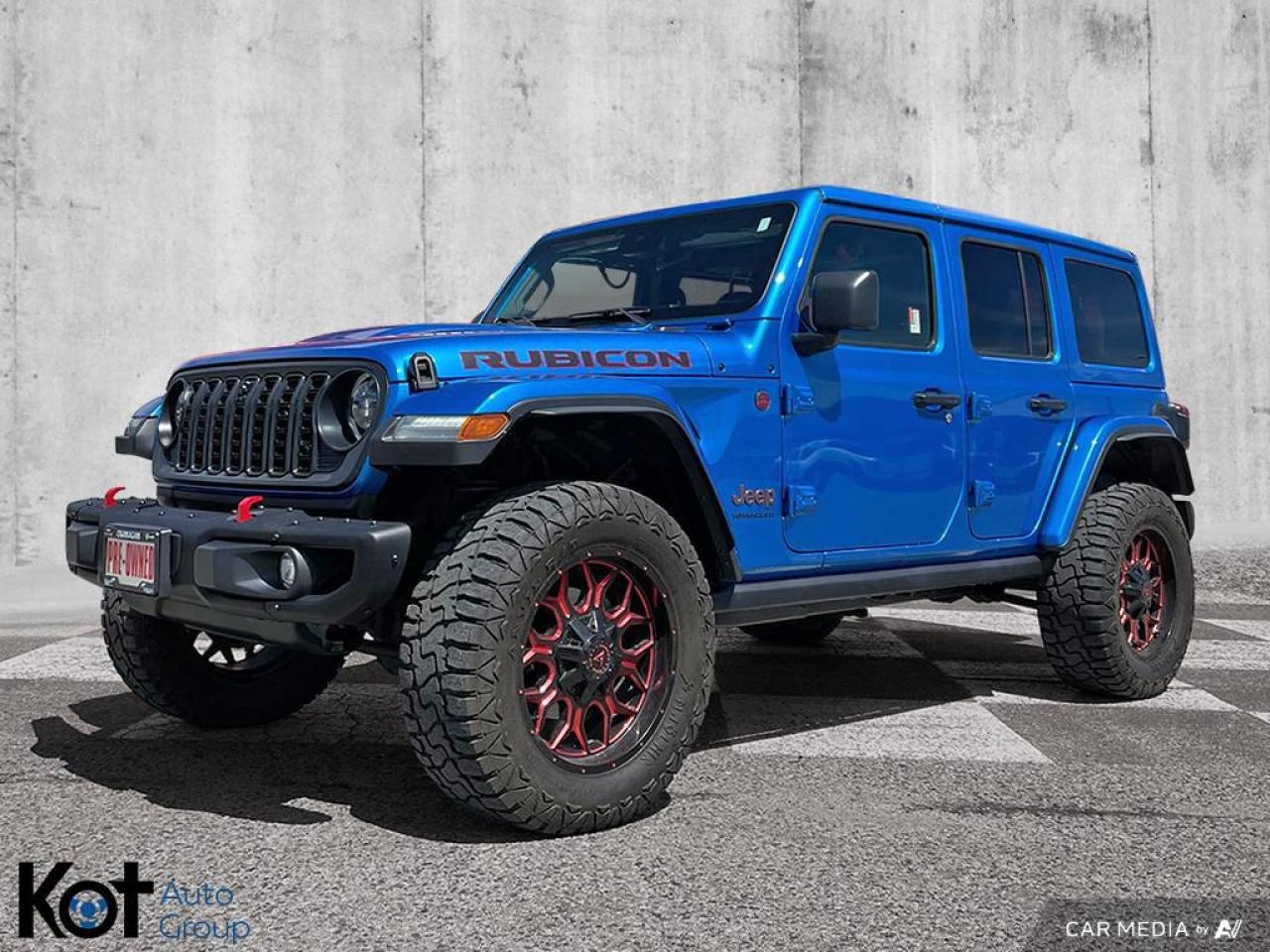 Used 2024 Jeep Wrangler Rubicon X | 3.6L Pentastar V6 | Alpine Premium Sound system w/ Overhead Sound Bar | Bluetooth | Apple CarPlay & Android Auto for sale in Kelowna, BC