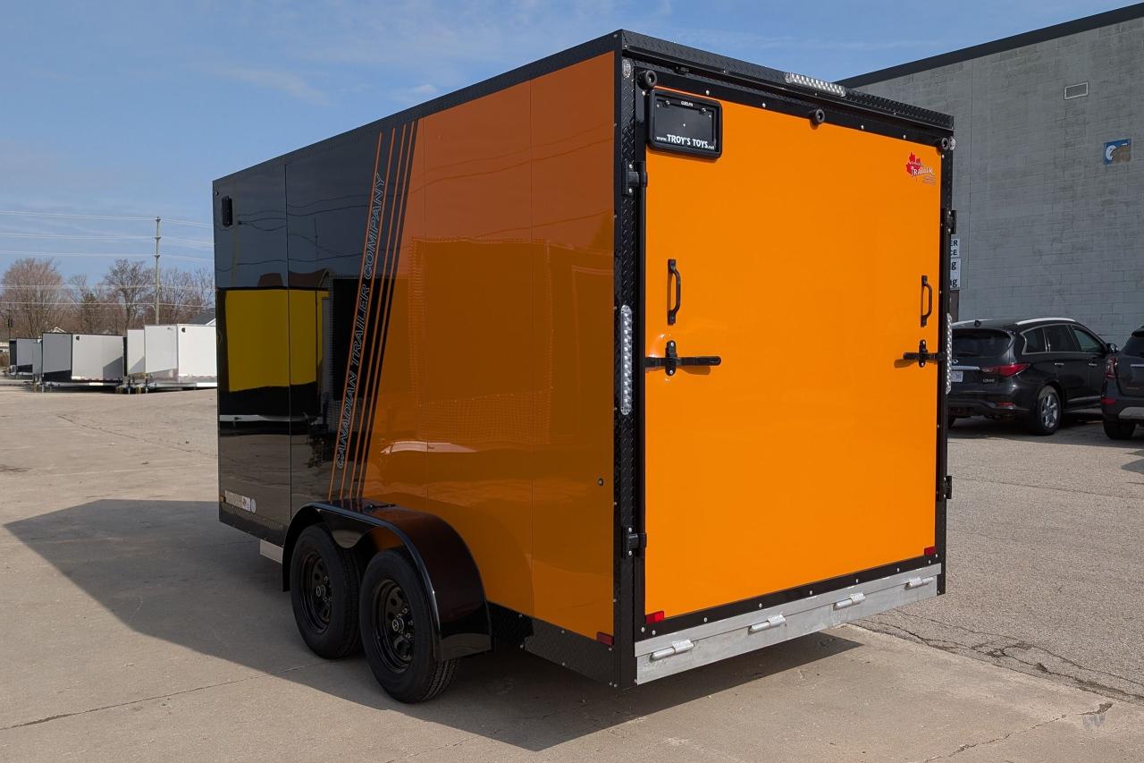 2025 Canadian Trailer Company 7x14 V Nose Cargo Trailer Aluminum Tandem Axle Photo12