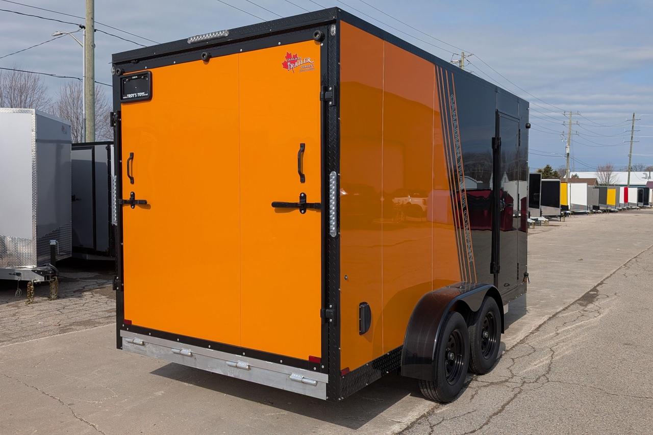 2025 Canadian Trailer Company 7x14 V Nose Cargo Trailer Aluminum Tandem Axle Photo13