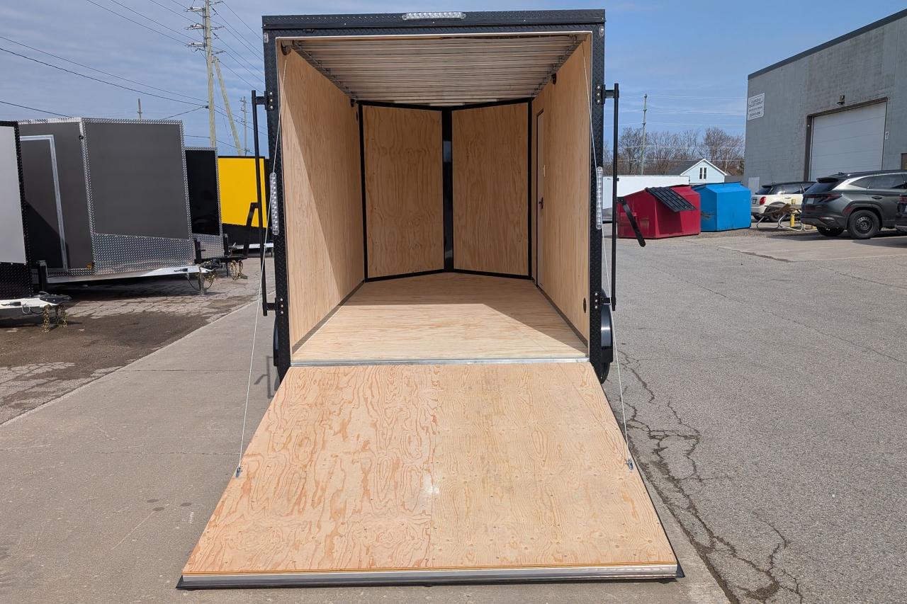 2025 Canadian Trailer Company 7x14 V Nose Cargo Trailer Aluminum Tandem Axle Photo15