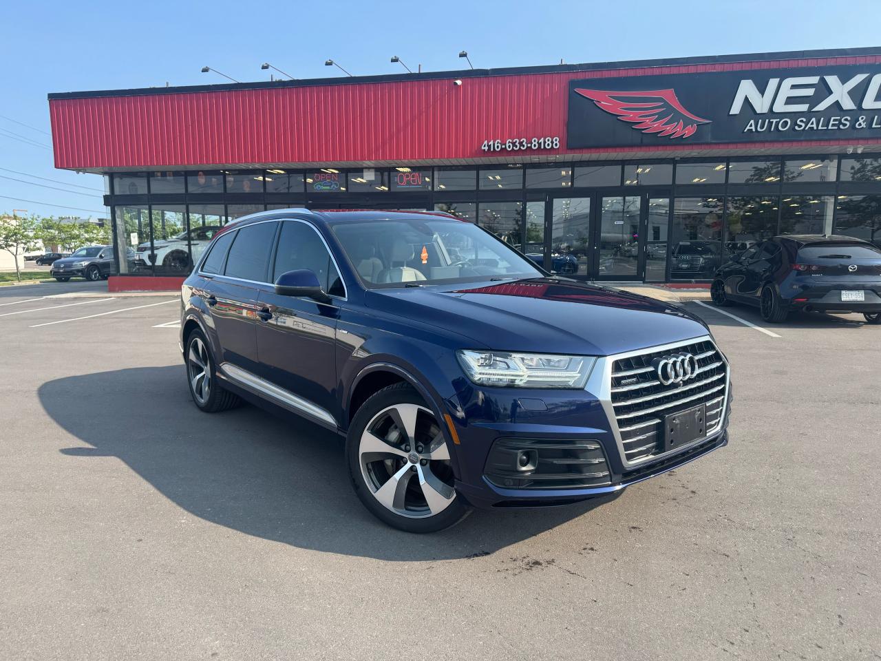 2018 Audi Q7 TECHNK S-LINE AWD 7 PASS NAV LEATHER PAN/ROOF CAME