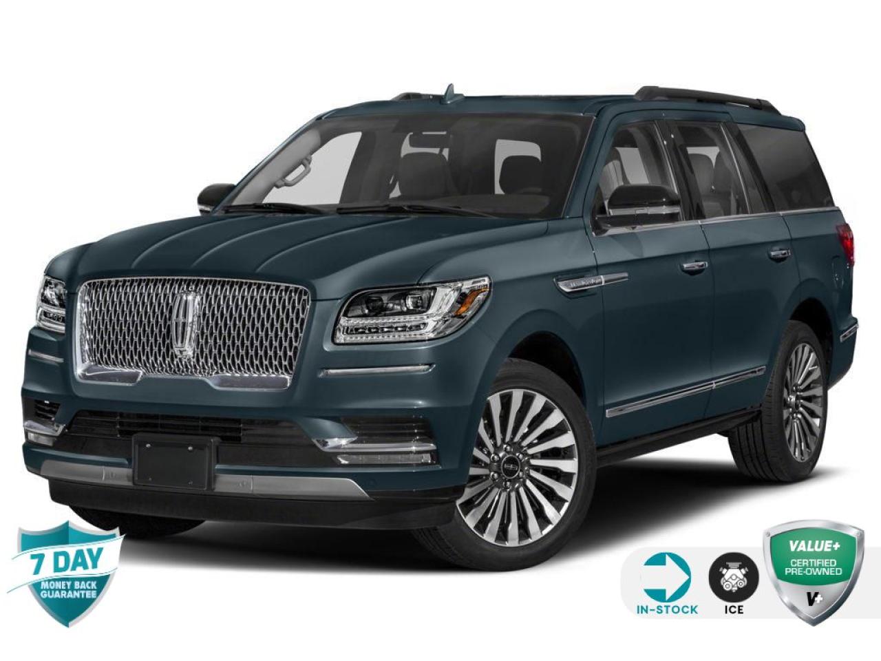 Recent Arrival!<br><br><br>4WD, Cappuccino Leather, 2nd Row Heated 40/20/40 Split Bench Seat, 3rd row seats: split-bench, Adaptive Cruise Control w/Stop & Go, Advanced Head Up Display, Alloy wheels, Auto High Beams, Automatic temperature control, Delay-off headlights, Enhanced Active Park Assist, Exterior Parking Camera Rear, Front Bucket Seats, Front dual zone A/C, Heated front seats, Heated steering wheel, Lane Keeping System, Leather steering wheel, Memory seat, Outside temperature display, Overhead console, Power Liftgate, Power moonroof: Vista Roof, Power passenger seat, Pre Collision Assist w/Pedestrian Detection, Rear air conditioning, Rear audio controls, Rear window defroster, Remote keyless entry, Security system, SiriusXM Satellite Radio, Steering wheel memory, Steering wheel mounted audio controls, SYNC 3 Communications & Entertainment System, Technology Package, Ventilated front seats.<br><br>Rhapsody Blue<br>2018 Lincoln Navigator L Reserve<br>4D Sport Utility V6 10-Speed Automatic 4WD<p></p>

<p>VALUE+ CERTIFIED PRE-OWNED VEHICLE</p>

<p>36-point Provincial Safety Inspection<br />
172-point inspection combined mechanical, aesthetic, functional inspection including a vehicle report card<br />
Warranty: 30 Days or 1500 KMS on mechanical safety-related items and extended plans are available<br />
Complimentary CARFAX Vehicle History Report<br />
2X Provincial safety standard for tire tread depth<br />
2X Provincial safety standard for brake pad thickness<br />
7 Day Money Back Guarantee*<br />
Market Value Report provided<br />
Complimentary 3 months SIRIUS XM satellite radio subscription on equipped vehicles<br />
Complimentary wash and vacuum<br />
Vehicle scanned for open recall notifications from manufacturer</p>

<p>SPECIAL NOTE: This vehicle is reserved for AutoIQs retail customers only. Please, No dealer calls. Errors & omissions excepted.</p>

<p>*As-traded, specialty or high-performance vehicles are excluded from the 7-Day Money Back Guarantee Program (including, but not limited to Ford Shelby, Ford mustang GT, Ford Raptor, Chevrolet Corvette, Camaro 2SS, Camaro ZL1, V-Series Cadillac, Dodge/Jeep SRT, Hyundai N Line, all electric models)</p>