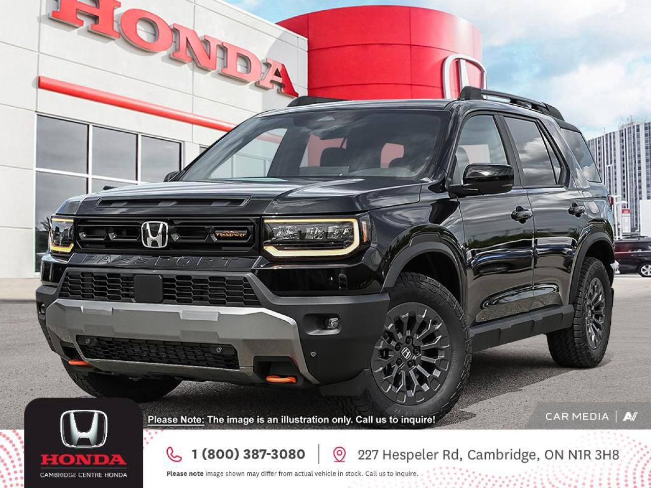 New 2026 Honda Passport TrailSport Blackout IN-STOCK! for sale in Cambridge, ON
