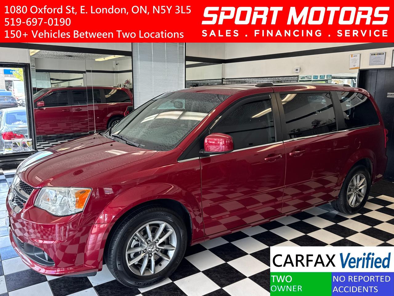 Used 2015 Dodge Grand Caravan SXT STOWNGO+Camera+DVD+CLEAN CARFAX for sale in London, ON