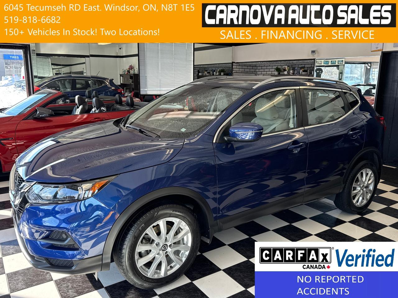 Used 2022 Nissan Qashqai SV AWD+Roof+Adaptive Cruise+RMT Start+CLEAN CARFAX for sale in Windsor, ON