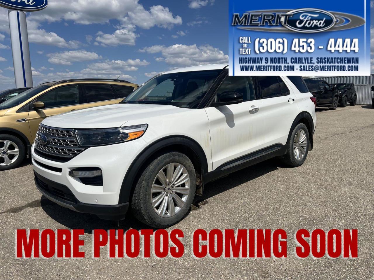 Used 2022 Ford Explorer Limited - 8 Seat, 360 Camera + for sale in Carlyle, SK