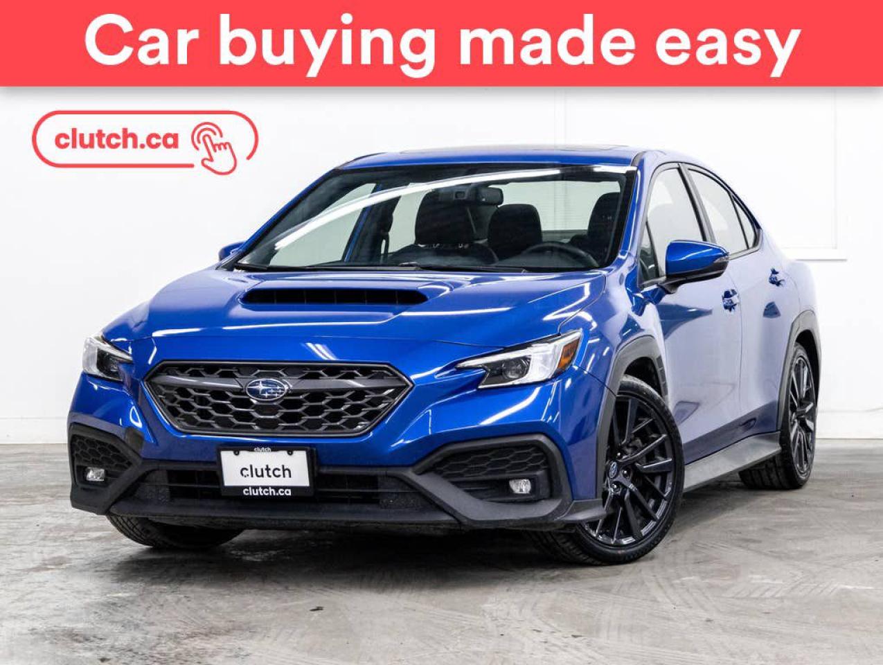 Used 2023 Subaru WRX Sport-Tech AWD w/ Apple CarPlay & Android Auto, Nav, Power Moonroof for sale in Toronto, ON