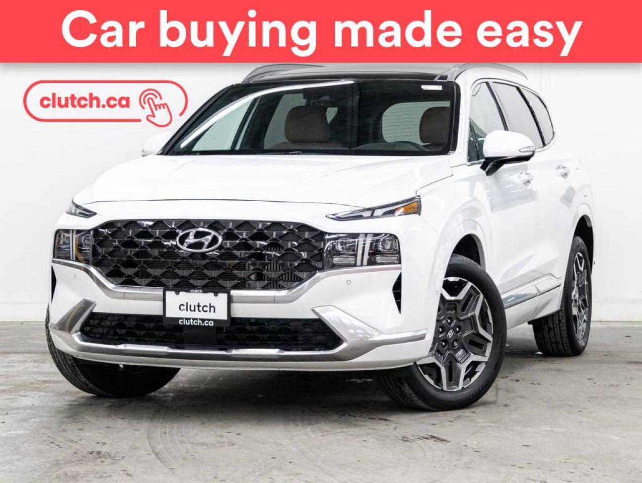 Used 2021 Hyundai Santa Fe Ultimate Calligraphy AWD w/ Apple CarPlay & Android Auto, Panoramic Moonroof, 360 Cam for sale in Toronto, ON