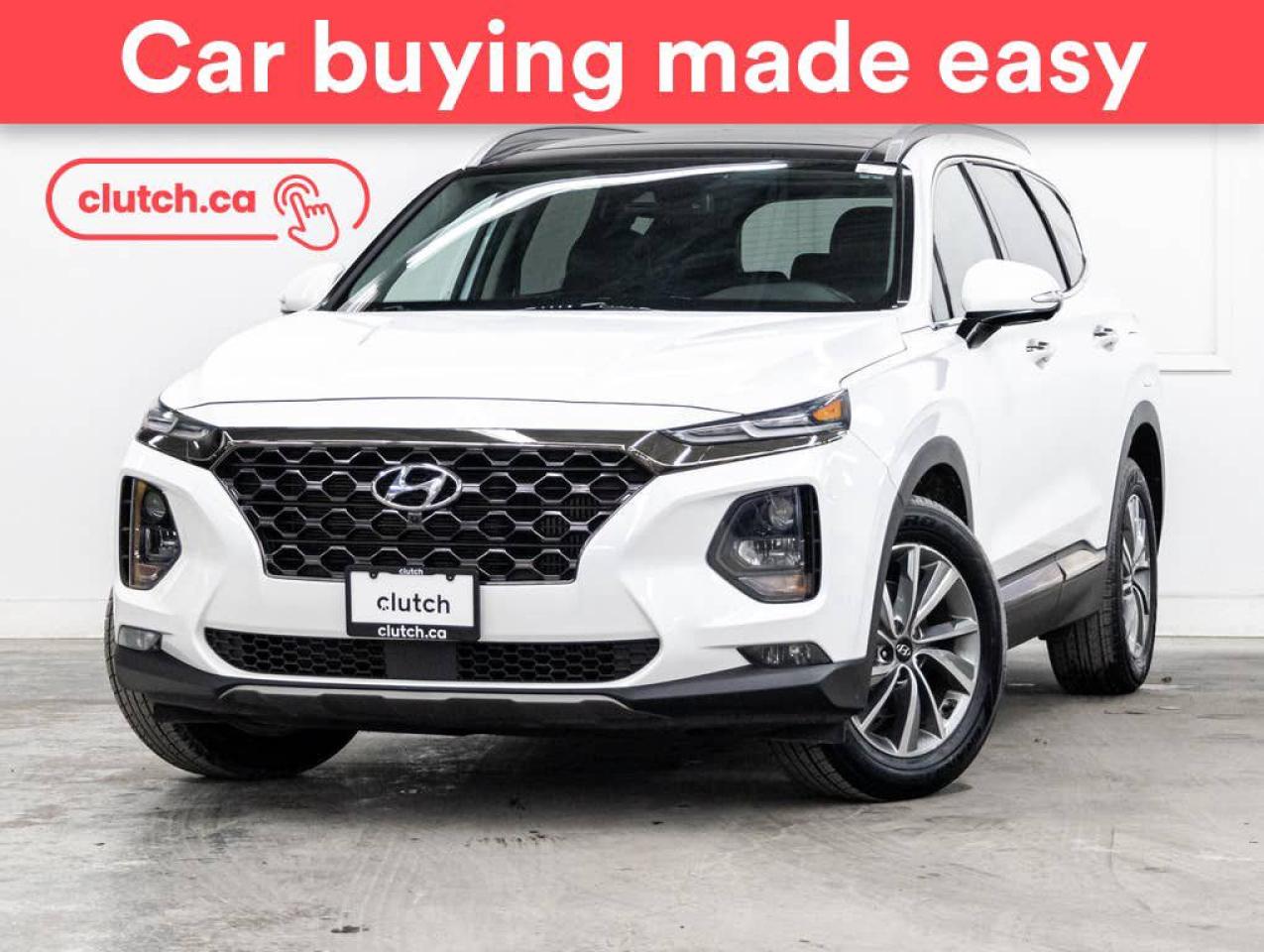 Used 2020 Hyundai Santa Fe Luxury AWD w/ Apple CarPlay & Android Auto, Panoramic Moonroof, 360 Cam for sale in Toronto, ON